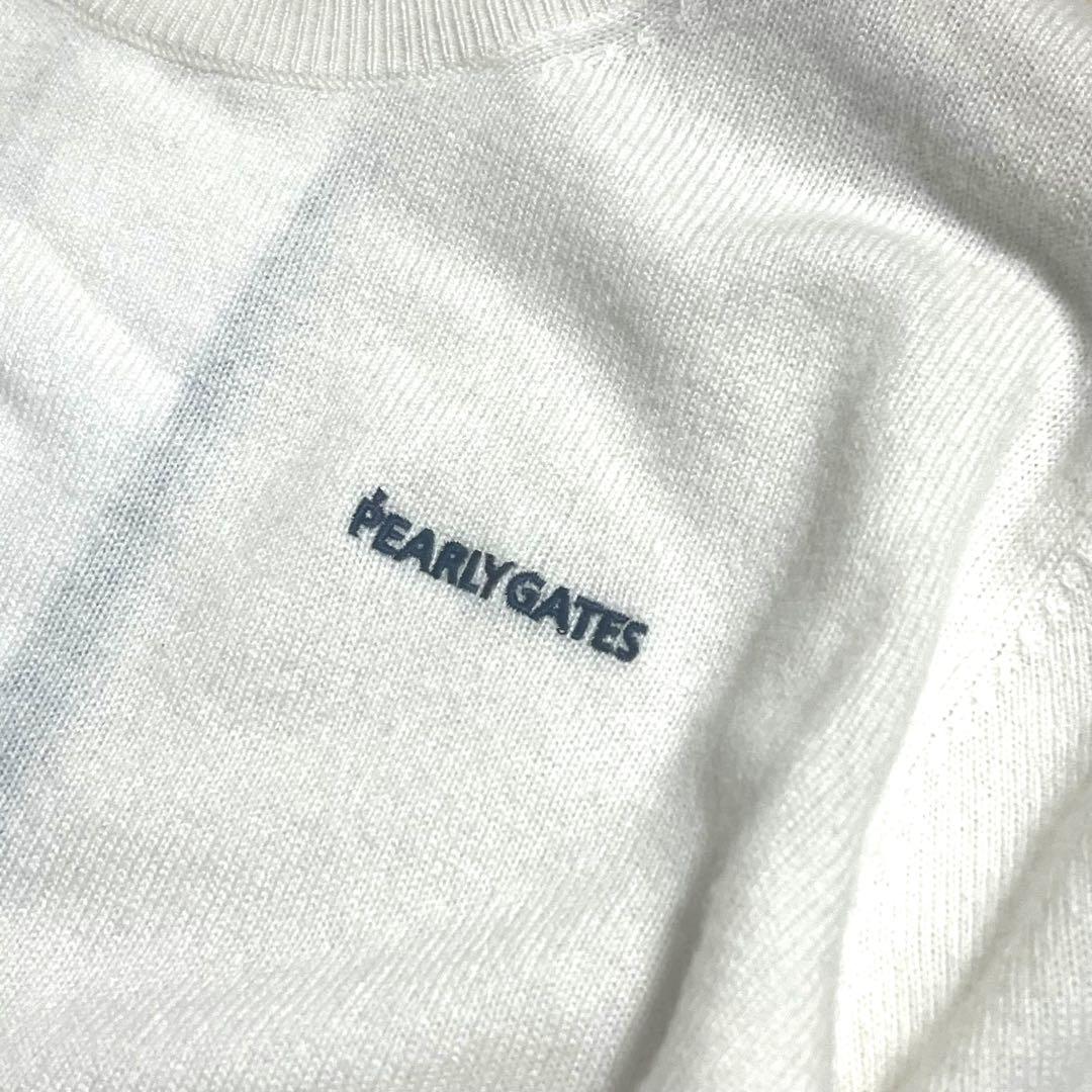 新品 パーリーゲイツ カシミヤ100% クルーネックセーター ニット
