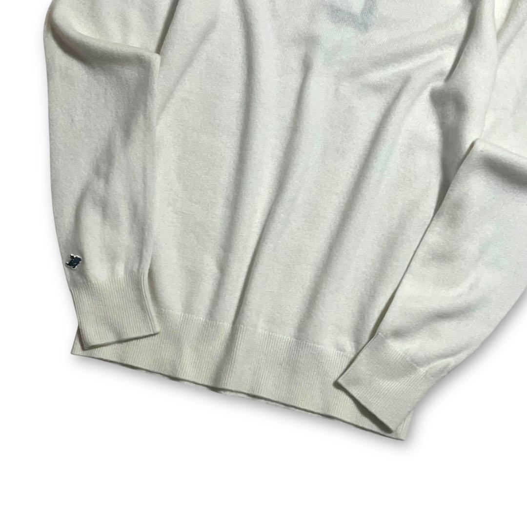 新品 パーリーゲイツ カシミヤ100% クルーネックセーター ニット