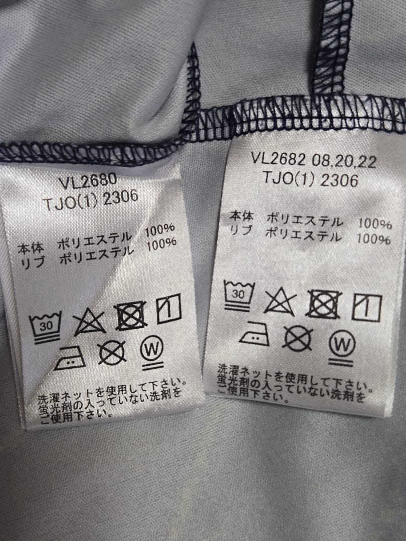 ★FILA　ゲームシャツS　&スコートS　フィラネイビー　上下