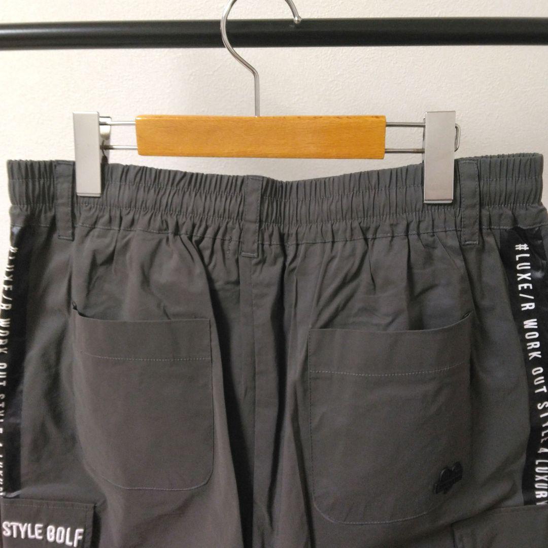 [サンプルSALE /D394 ] LUXE/R ナイロン布帛カーゴパンツ
