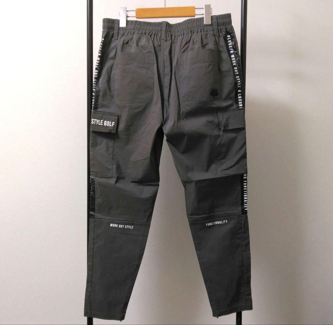 [サンプルSALE /D394 ] LUXE/R ナイロン布帛カーゴパンツ