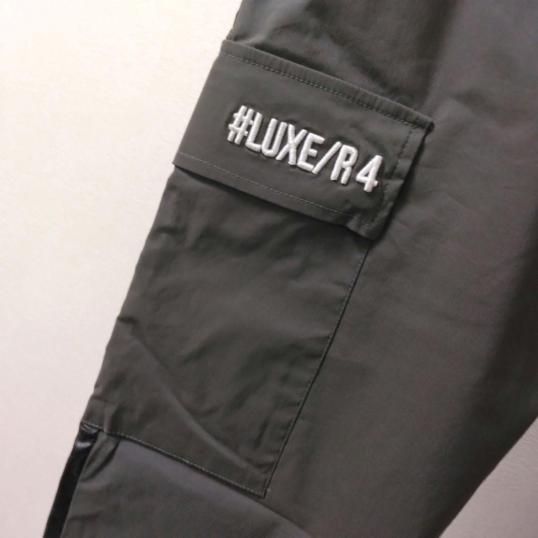 [サンプルSALE /D394 ] LUXE/R ナイロン布帛カーゴパンツ