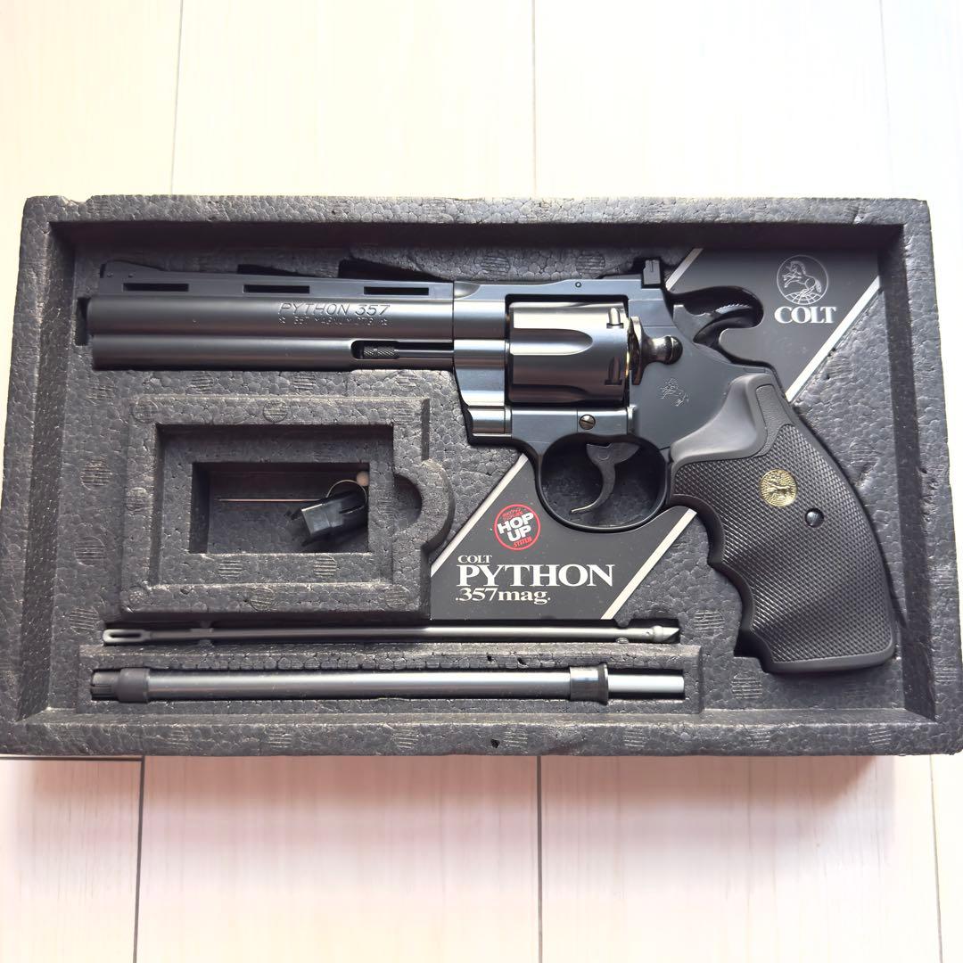 ジャンク⭐︎コルトパイソン.357マグナム6インチガスリボルバー東京マルイ　絶版品