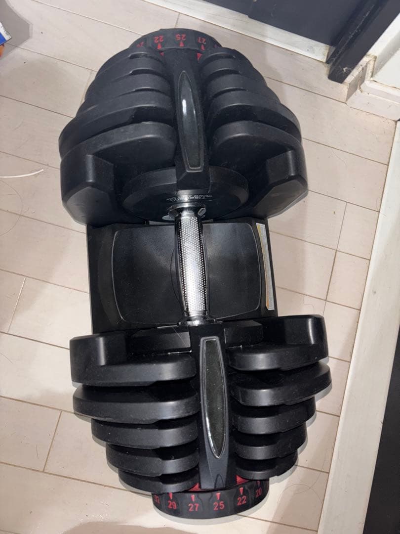 まる  アジャスタブルダンベル 5〜40kg ①