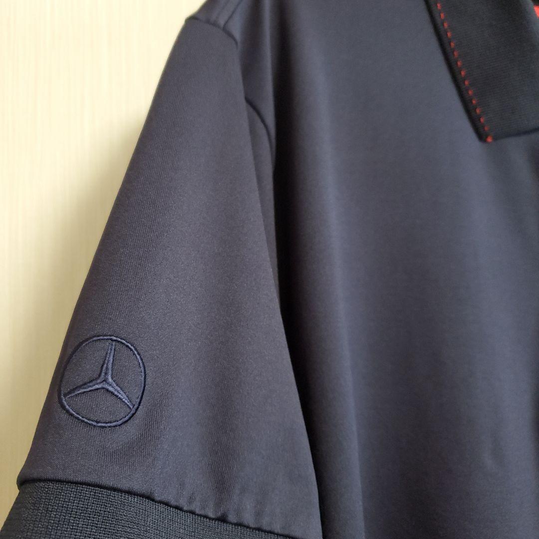BRIEFING ポロシャツ XL ネイビー メルセデス・ベンツコラボ