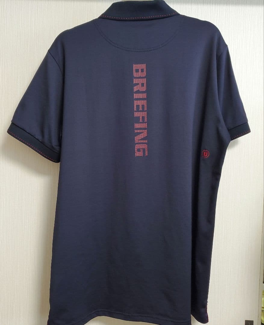 BRIEFING ポロシャツ XL ネイビー メルセデス・ベンツコラボ