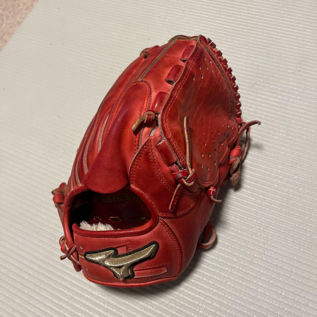Mizuno 硬式グローブ レッド