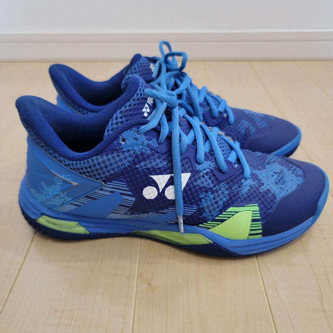 YONEX 27cm バドミントンシューズ ネイビーブルー パワークッション