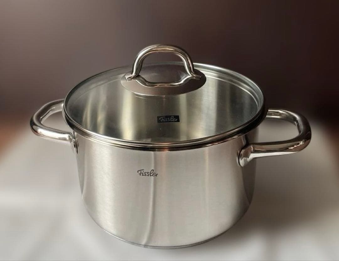 未使用保管品　Fissler ステンレス両手鍋 20㎝