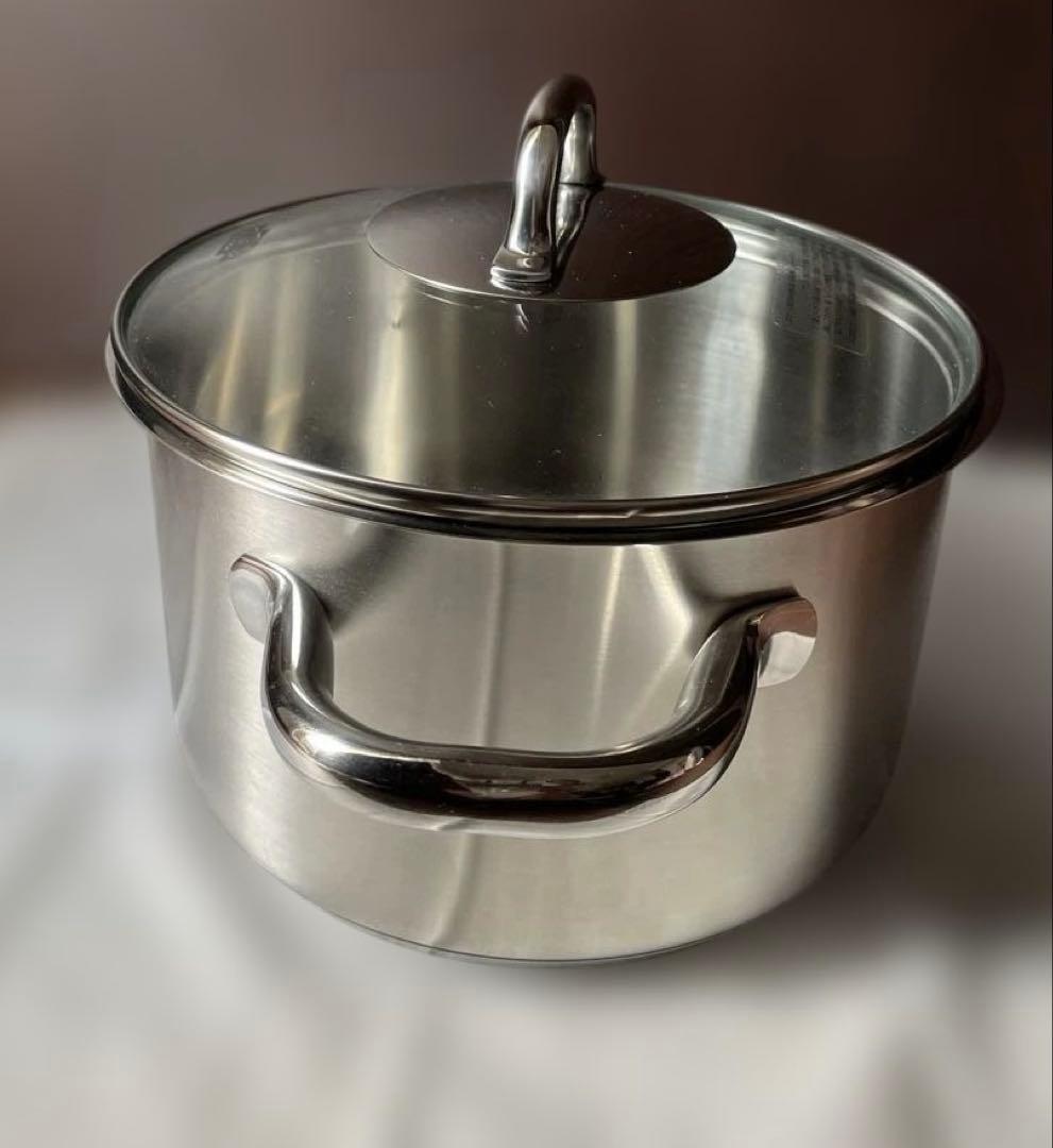 未使用保管品　Fissler ステンレス両手鍋 20㎝