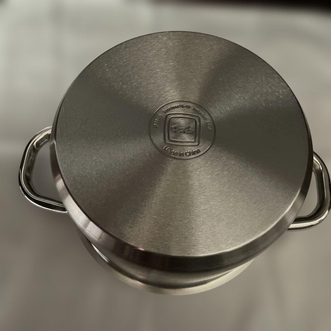 未使用保管品　Fissler ステンレス両手鍋 20㎝