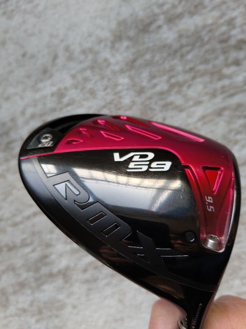VD 59 ドライバー 9.5度 赤黒