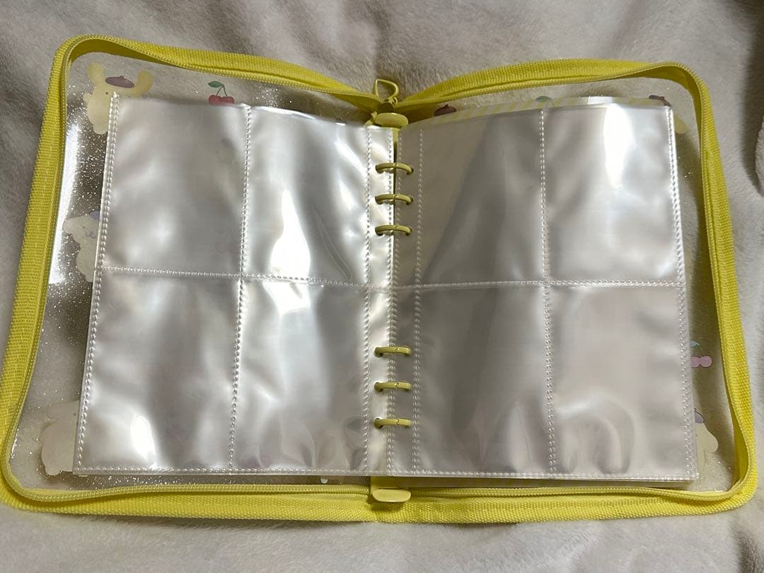 サンリオ3D クリアバインダー ポムポムプリン サンリオ シール シール帳