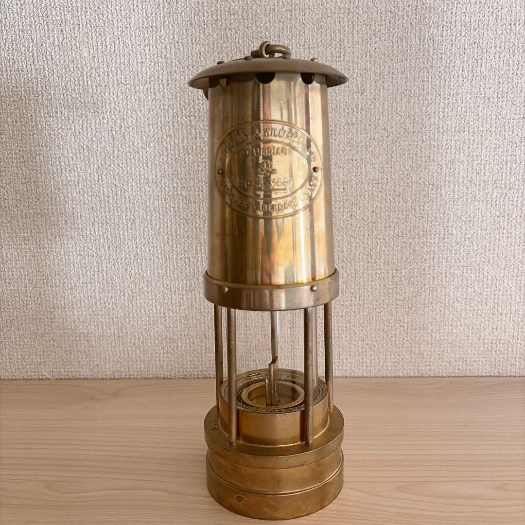E.Thomas & Williams マイナーズランプ Gold（真鍮）