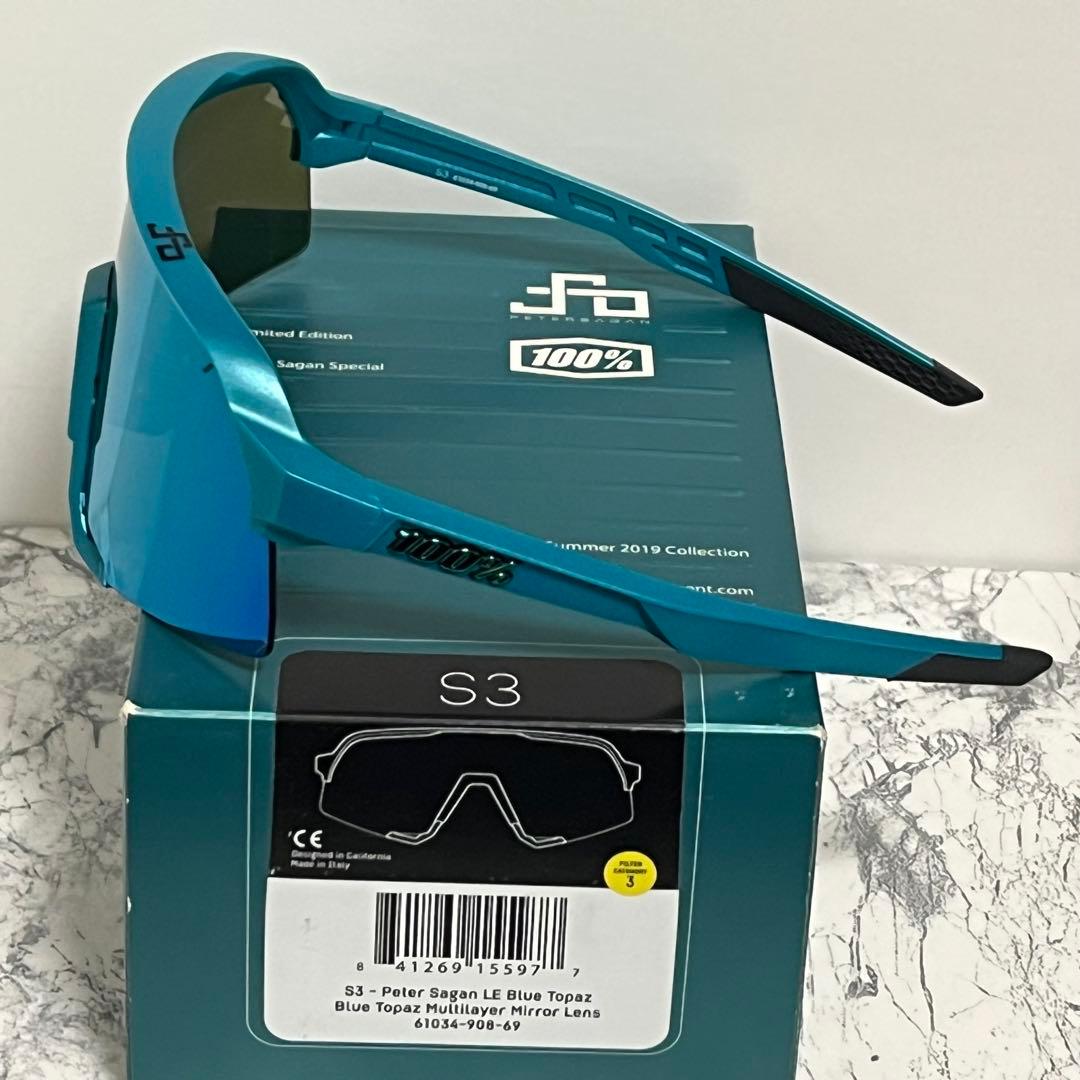 100% ワンハンドレッド サングラス S3 Sagan Blue Topaz