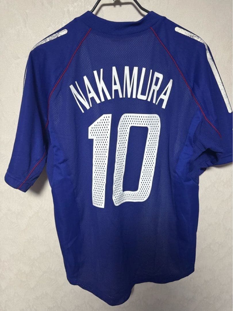 日本代表 ユニフォーム 2002 日韓W杯 アディダス 中村俊輔 Lサイズ