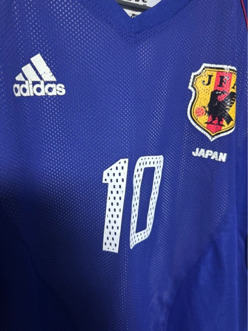 日本代表 ユニフォーム 2002 日韓W杯 アディダス 中村俊輔 Lサイズ
