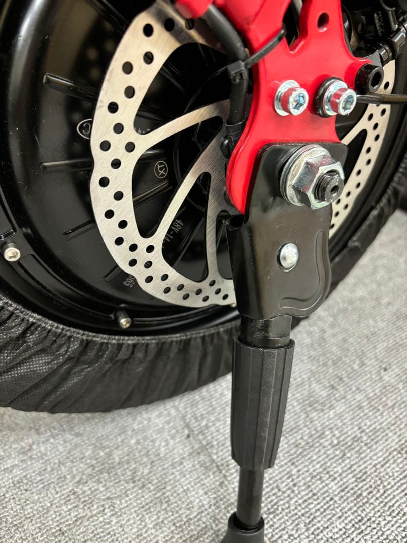 送料込み/新品/ハイスペック/折りたたみ/電動アシスト自転車/レッド