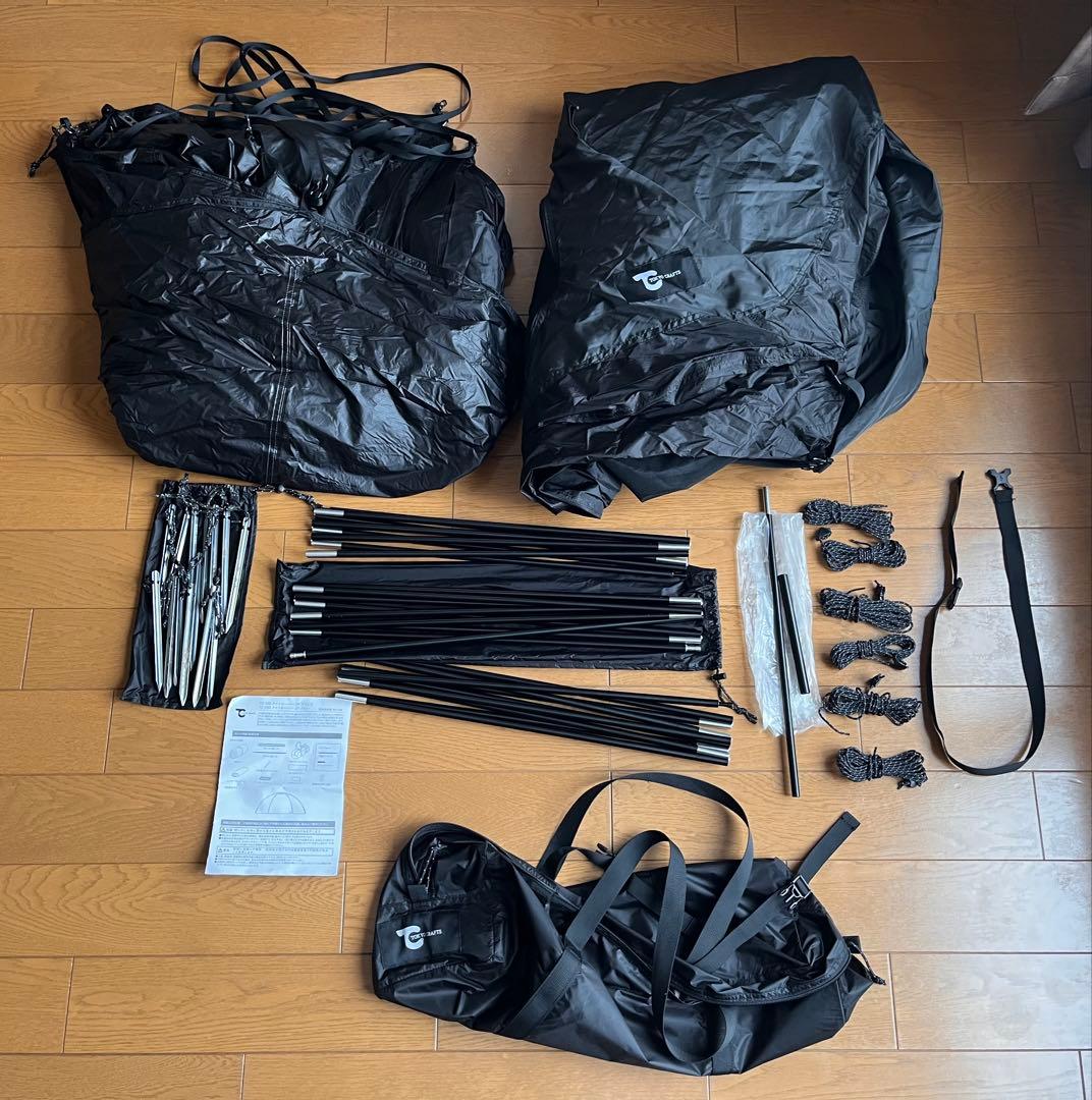 TOKYO CRAFTS ナイトローバー 2P ブラック＋グランドシート