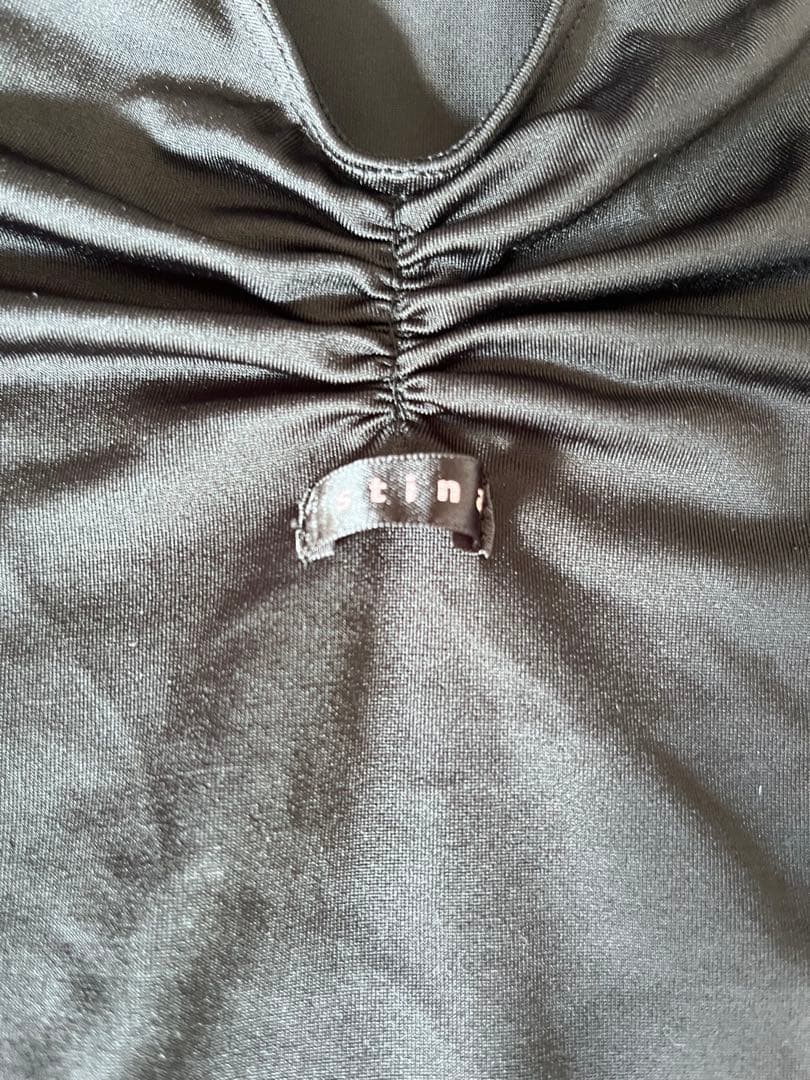 バレエ Black stina / type N back ribbon P