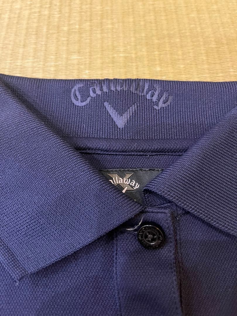 Callaway ネイビー シャツ Sサイズ