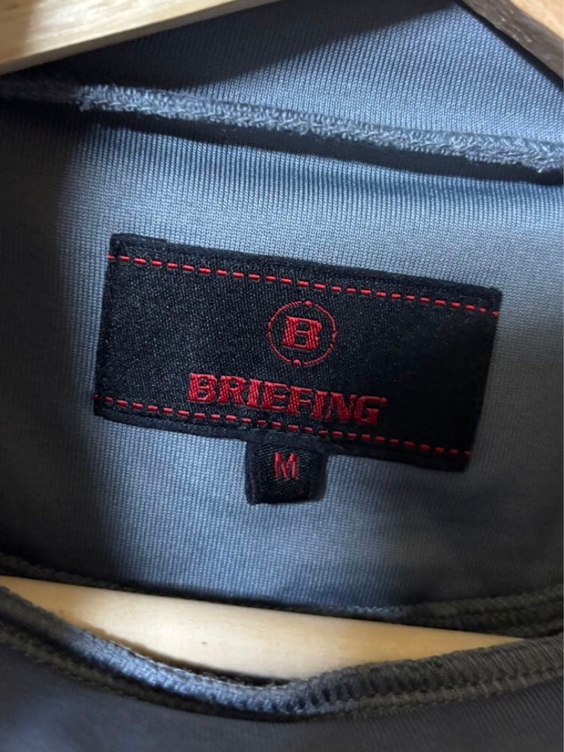 BRIEFING ブリーフィング モックネック サイズM グレー