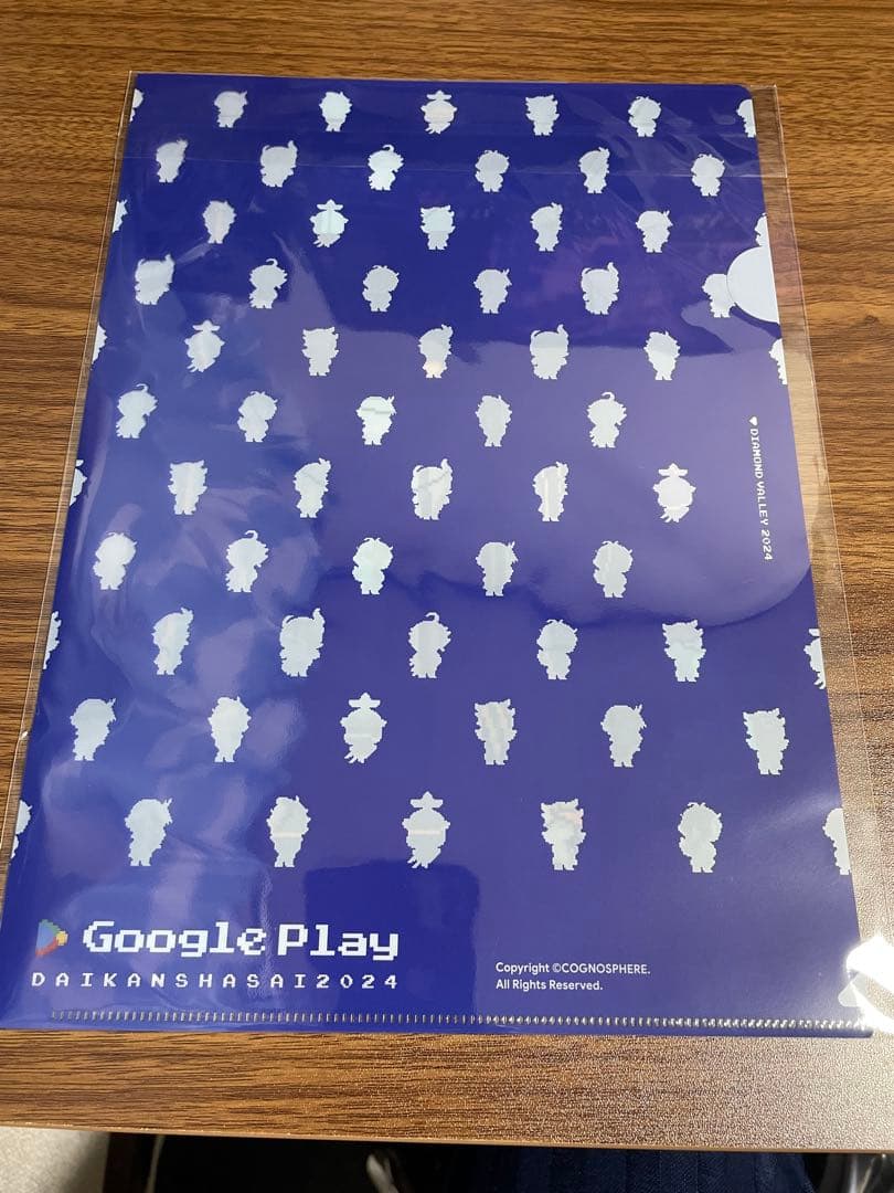 GooglePlay 原神 大感謝祭 クリアファイル ウェンティ パイモン