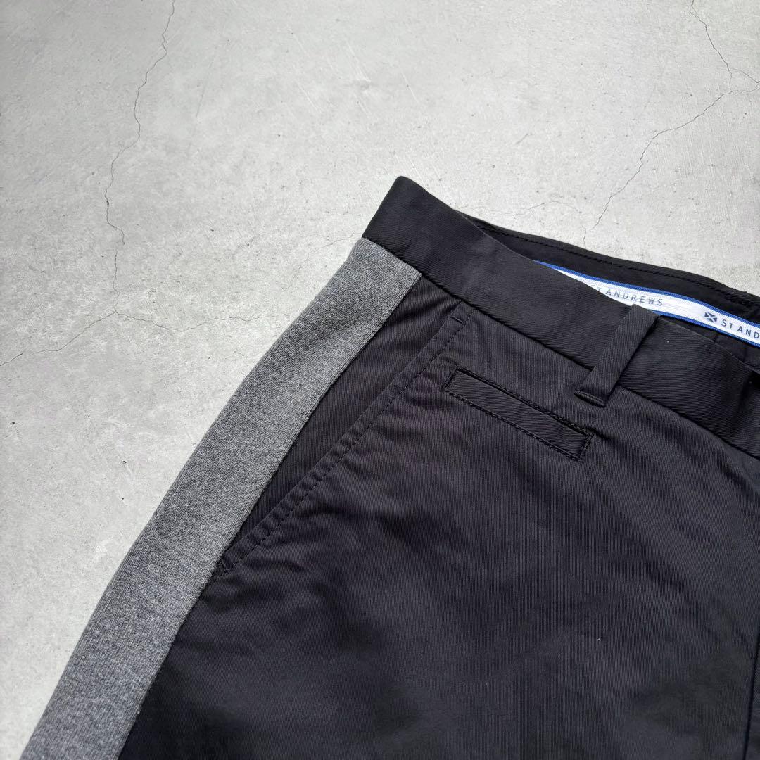 St ANDREWS セントアンドリュース ストレッチロングパンツ サイドライン