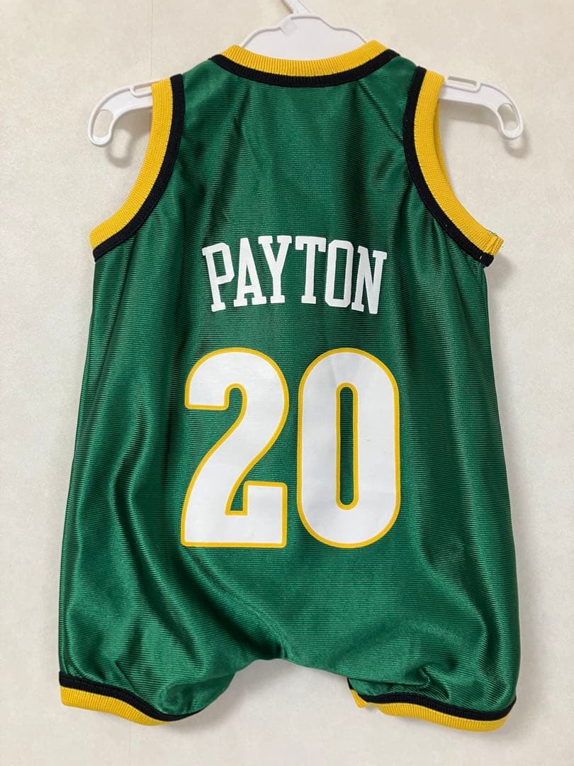 希少 NBA ゲイリー・ペイトン　SONICS ベビー　ユニフォーム　ロンパース