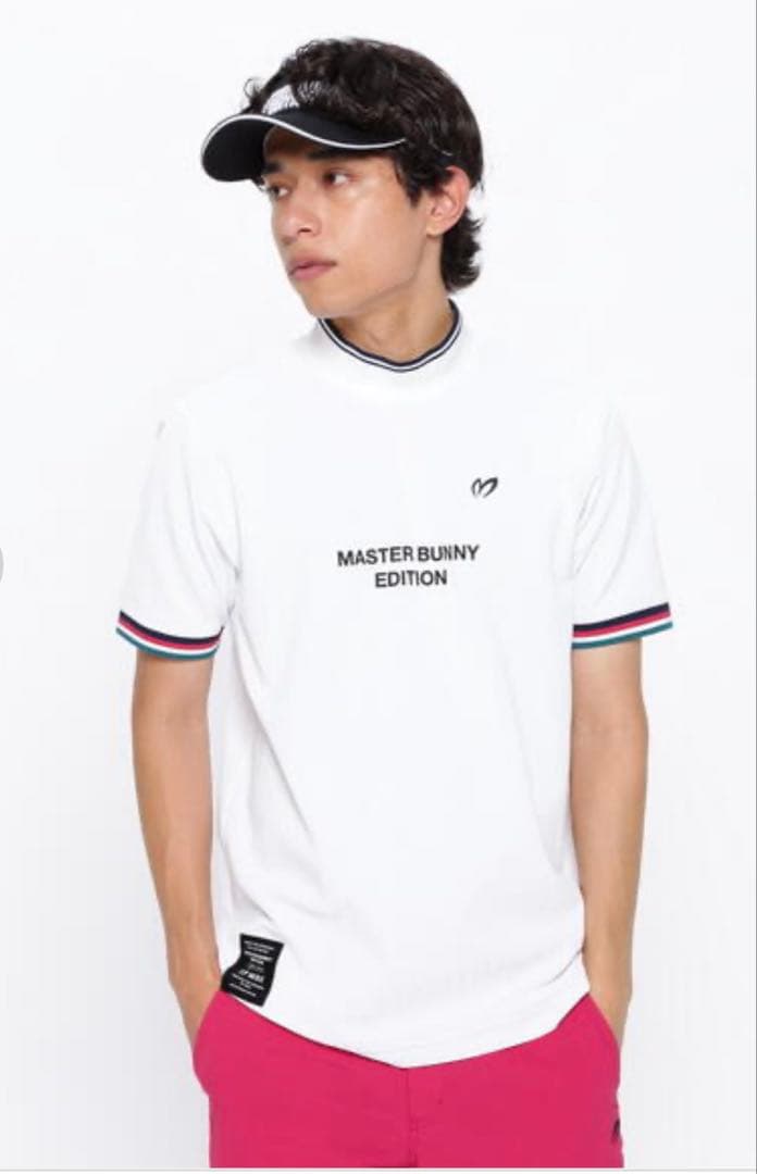 新品 MASTER BUNNY EDITION メンズ モックネック 半袖 ６