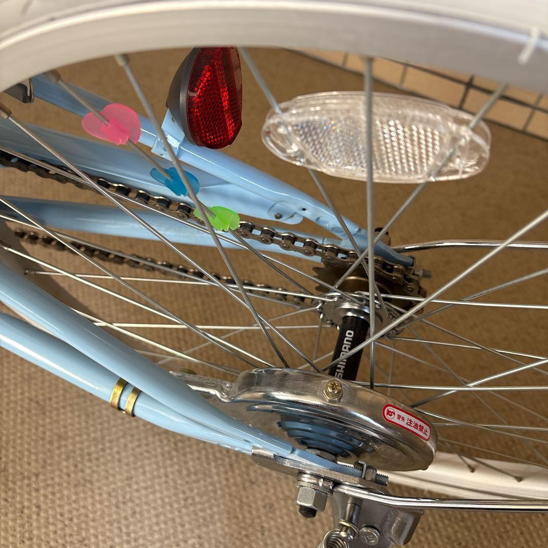 極美品 子供用 自転車　フェミニン オートライト 20インチ　手渡し