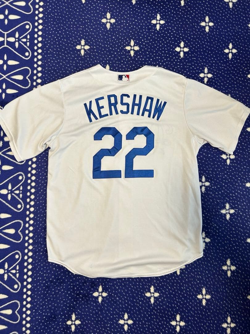 ロサンゼルス・ドジャース Kershaw カーショウ 22番 ジャージ Lサイズ