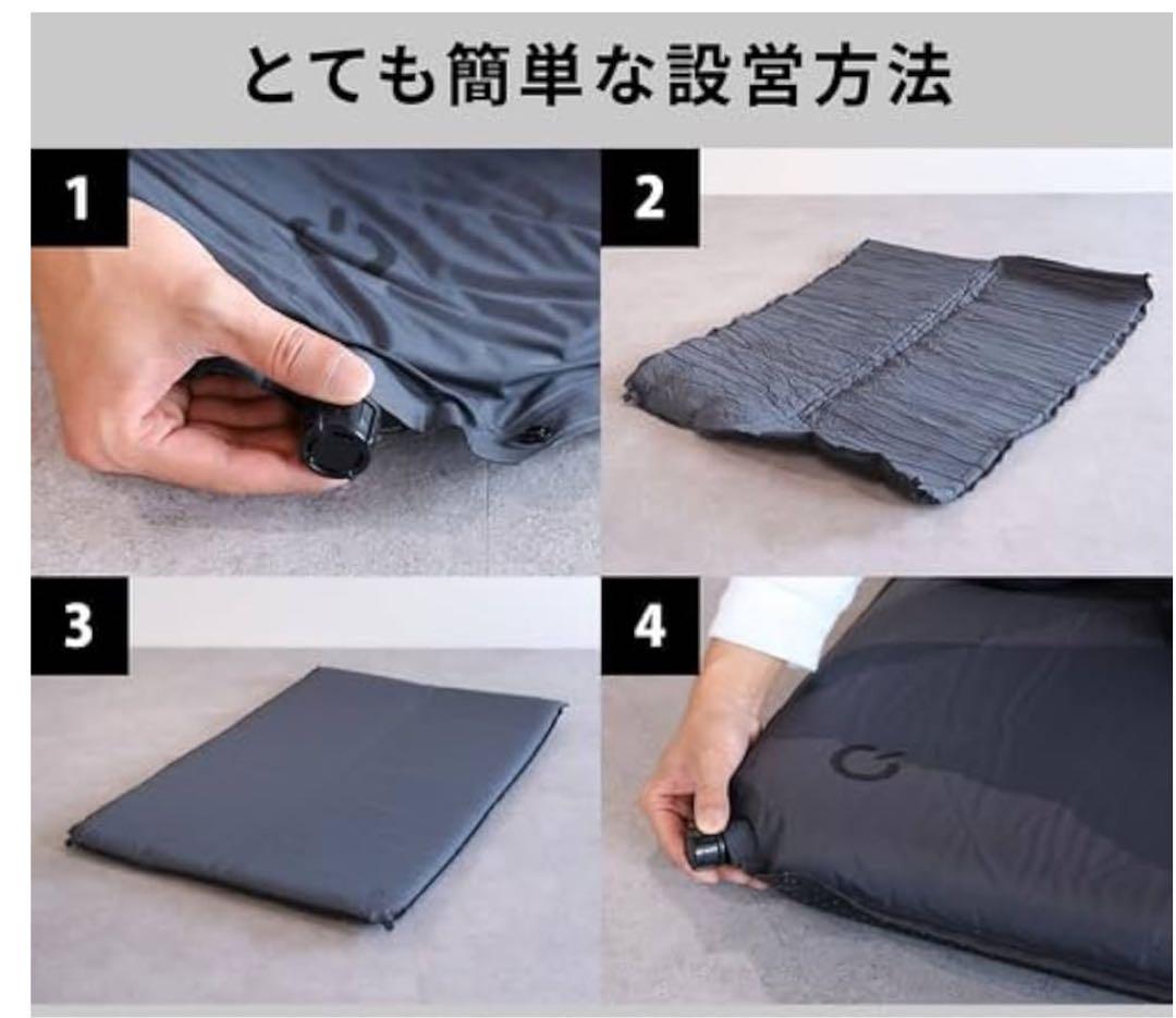 クイックキャンプ　キャンプ　車中泊　マット x2個　送料無料