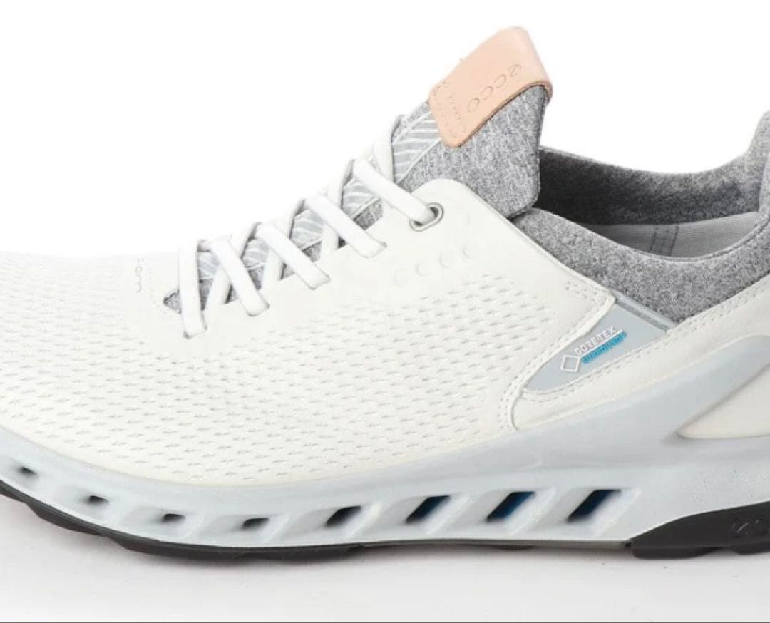 新品タグ付き　ECCO ゴルフシューズ 25cm ホワイト