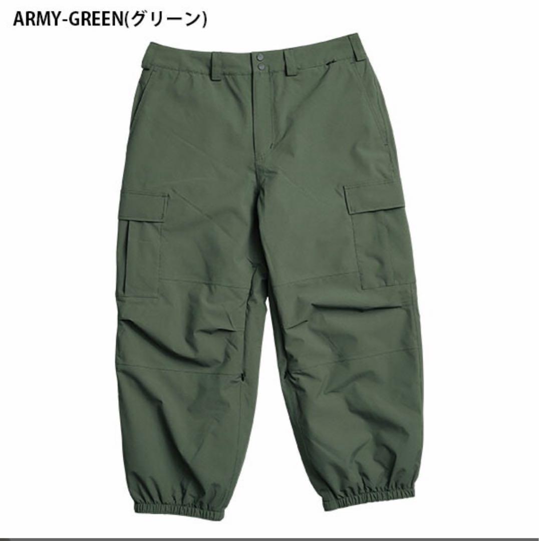 ROMESDS BAGGY CARGO PANTS XXLサイズアーミーグリーン