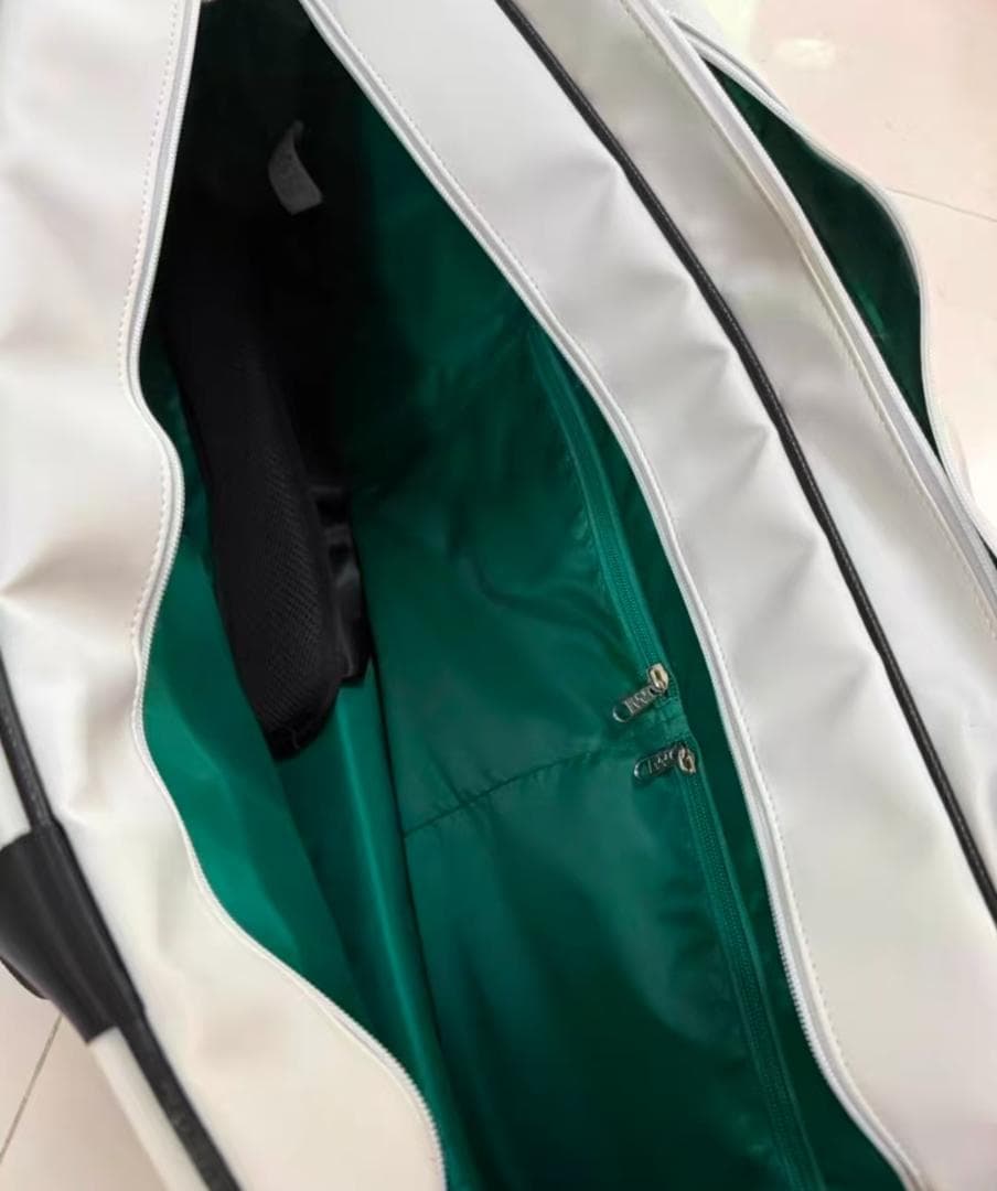 YONEX バドミントンバッグ ホワイト/ブラック/グリーン
