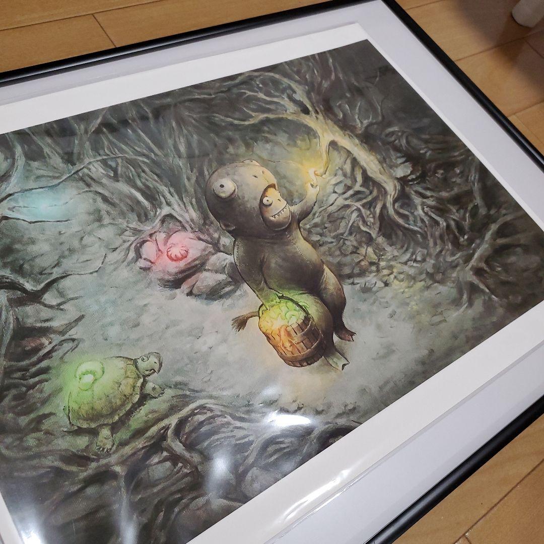 光らせの子 大型版 複製原画 アートプリント MTG