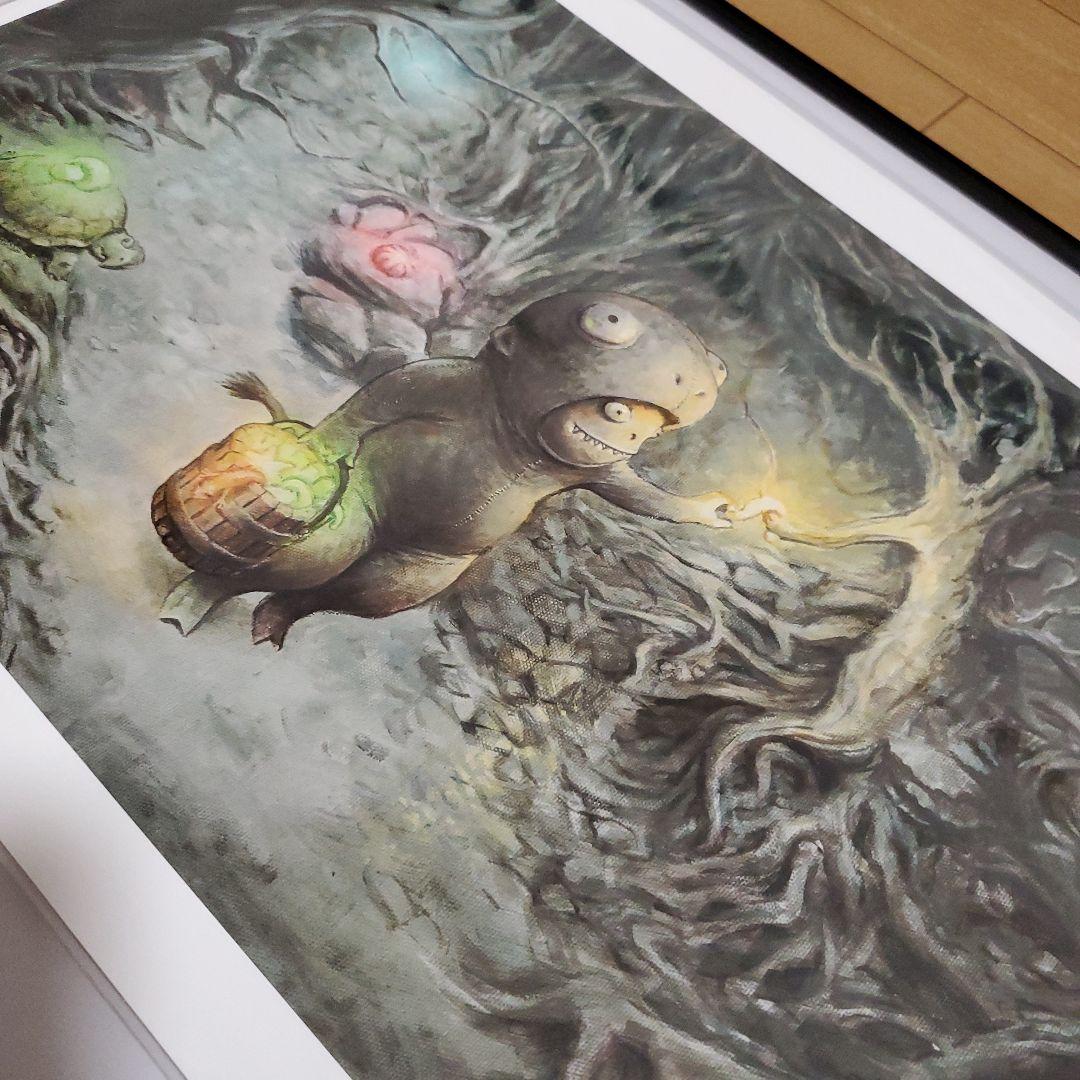 光らせの子 大型版 複製原画 アートプリント MTG