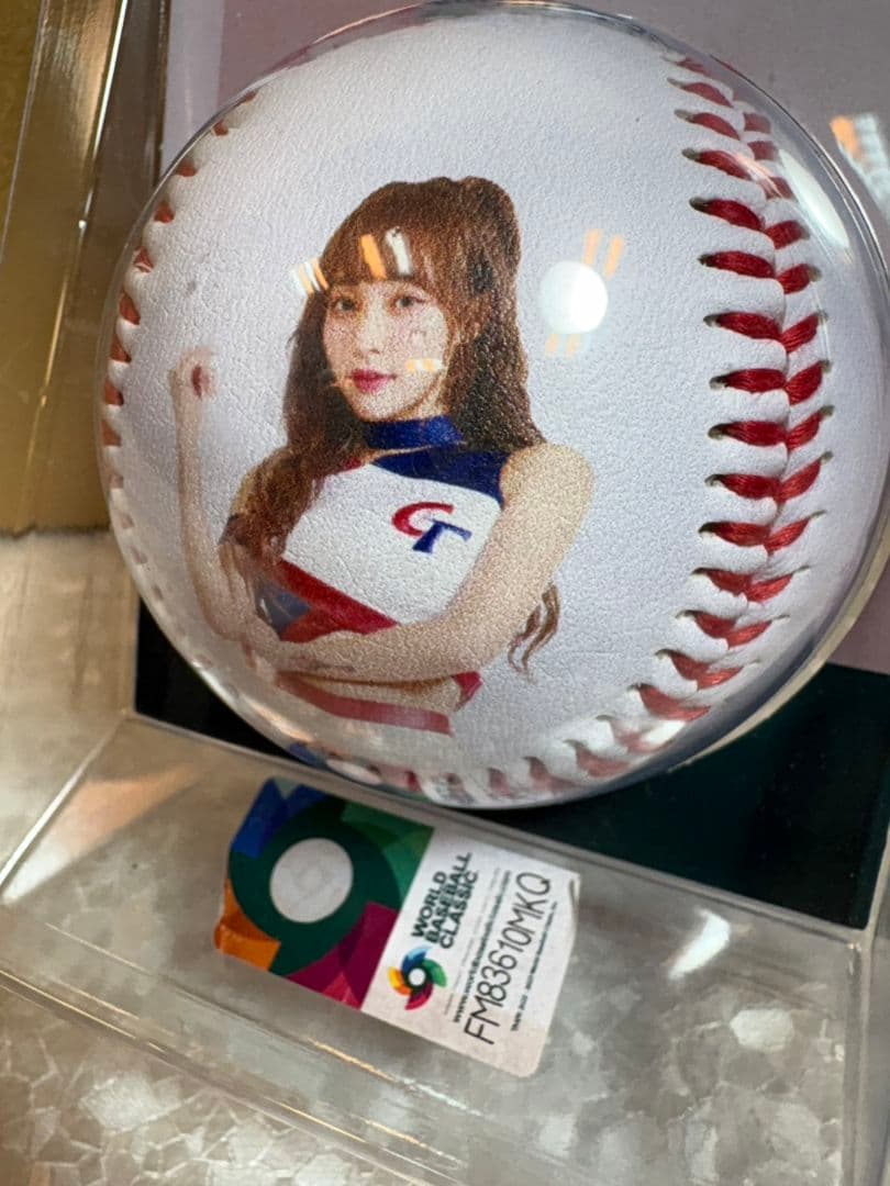 2023 ＷＢＳＣ 台湾チアガール 林襄 リン・シャン 記念ボール