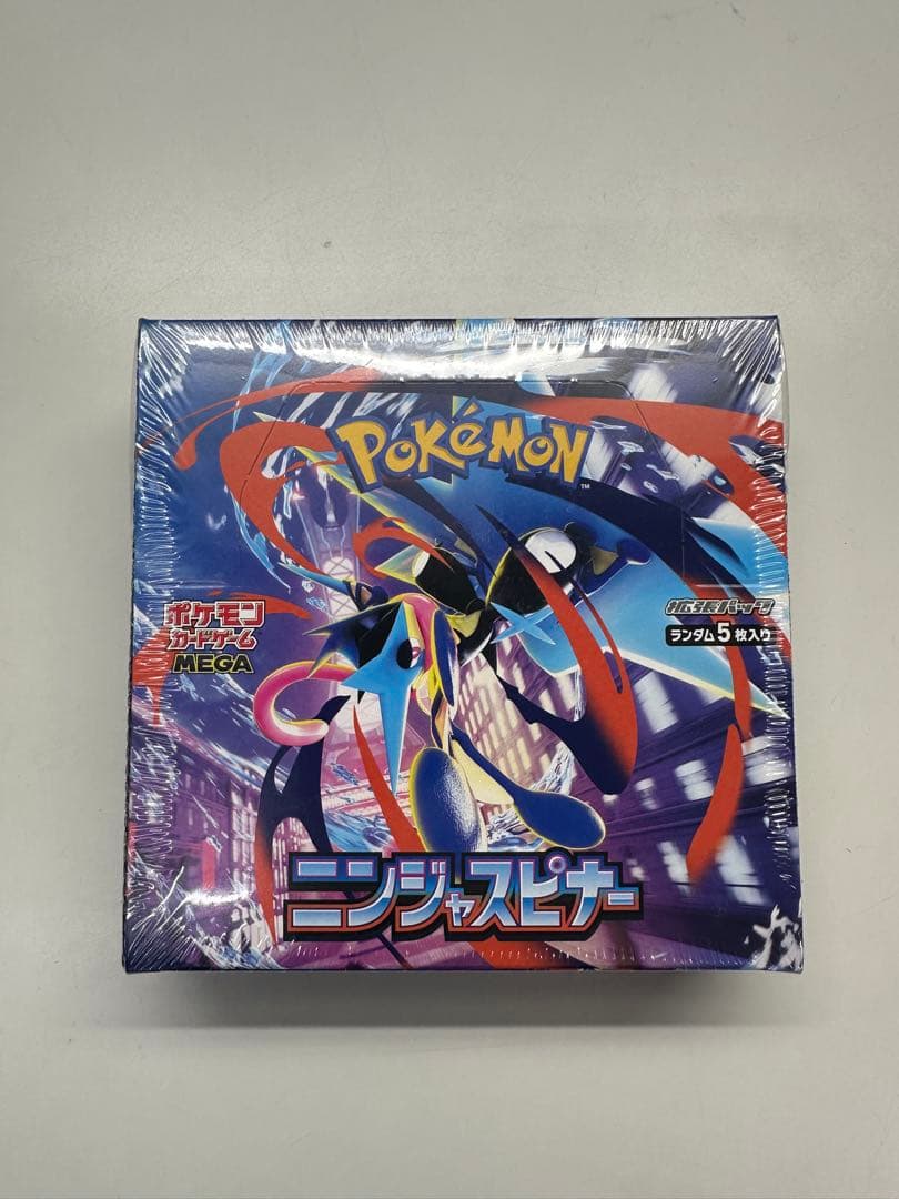 新品、未開封 シュリンク付き ポケモンカードゲーム ニンジャスピナー 1BOX②