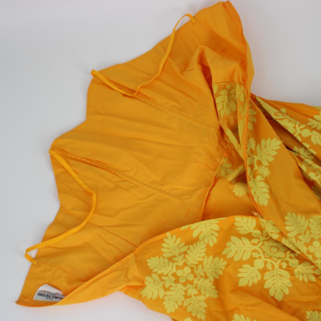 【フラダンス用衣装 ハワイ製】MUUMUU FACTORY イエロー ドレス