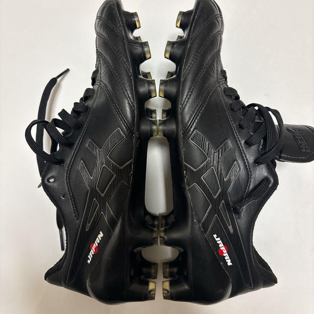 希少❣️asics サッカーシューズ DSライト 24.5　黒　スパイク　軽量