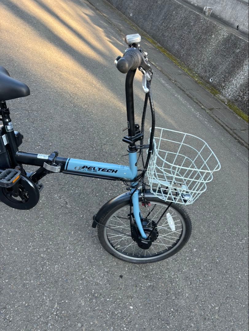 折りたたみ電動アシスト自転車　 Peltech 208 ペルテック 送料無料