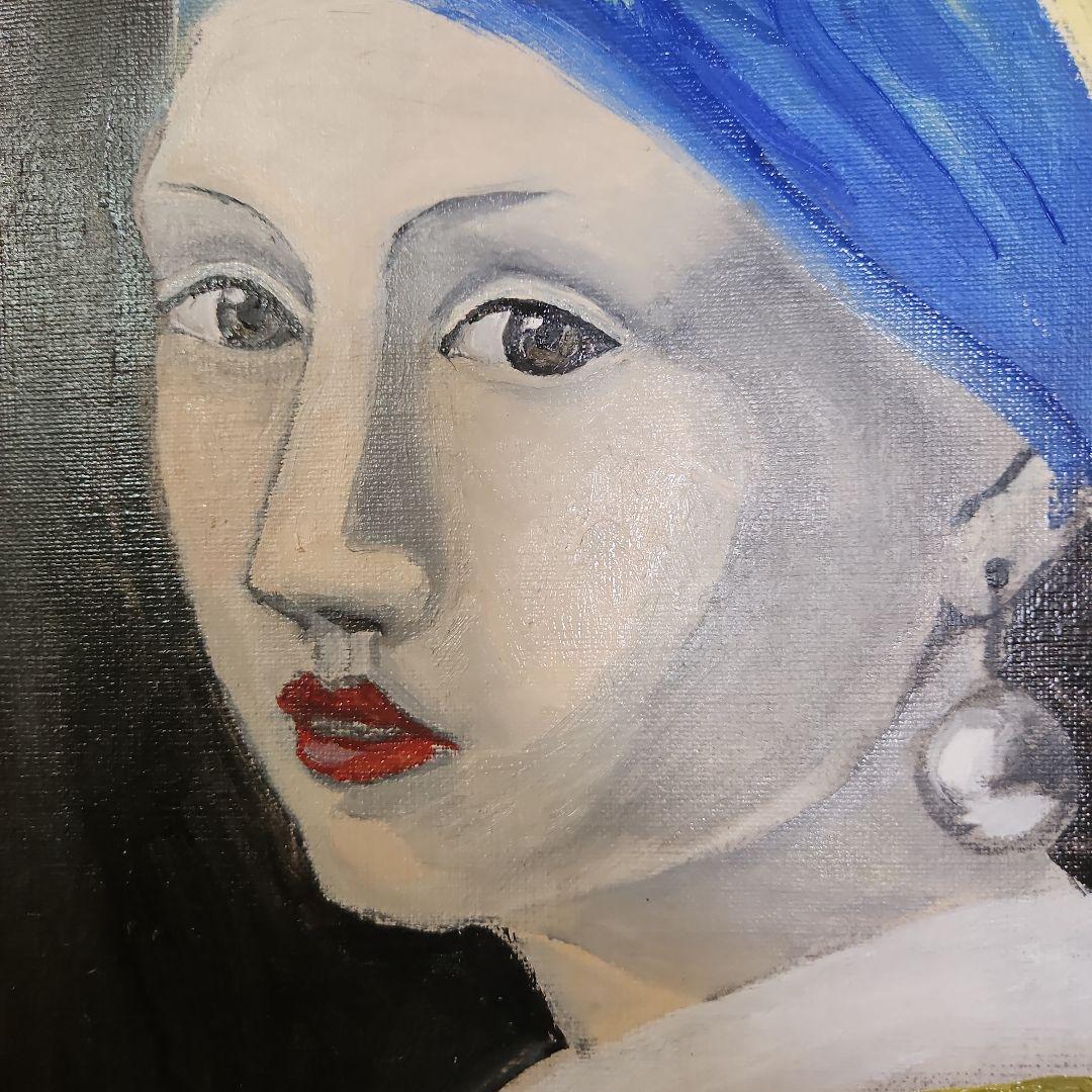 フェルメール油彩画　模写