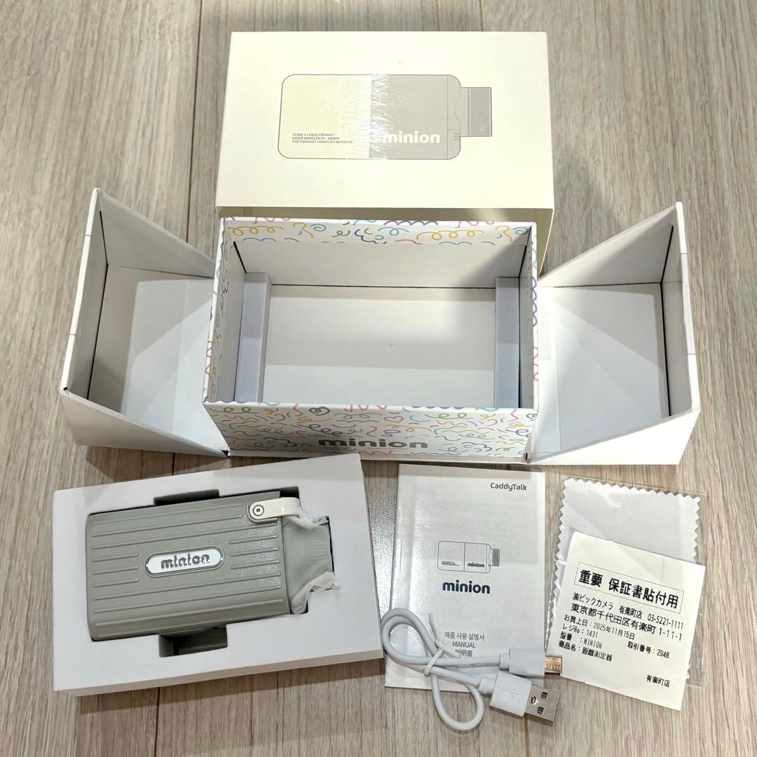 ゴルフゾン　キャディートーク　ミニオン　距離計