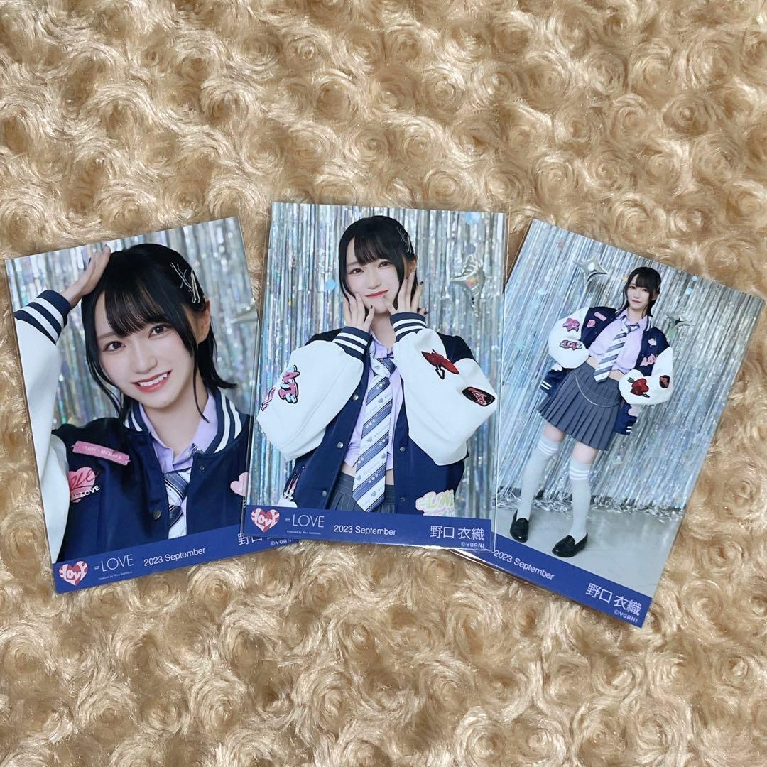 =LOVE イコラブ 生写真 コンプリート 野口衣織 ヒロインズ