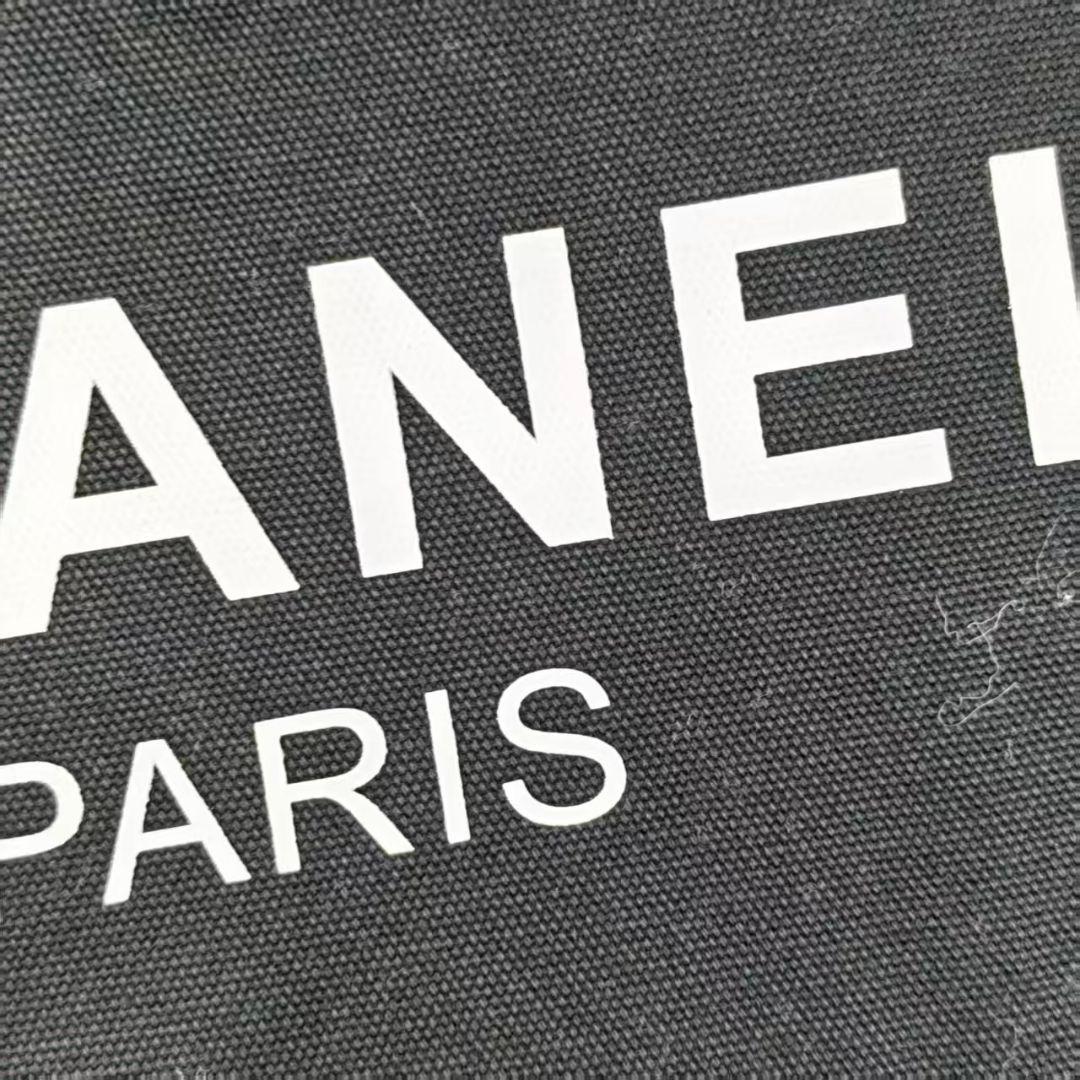 CHANEL ノベルティ　トートバッグ 黒c1a