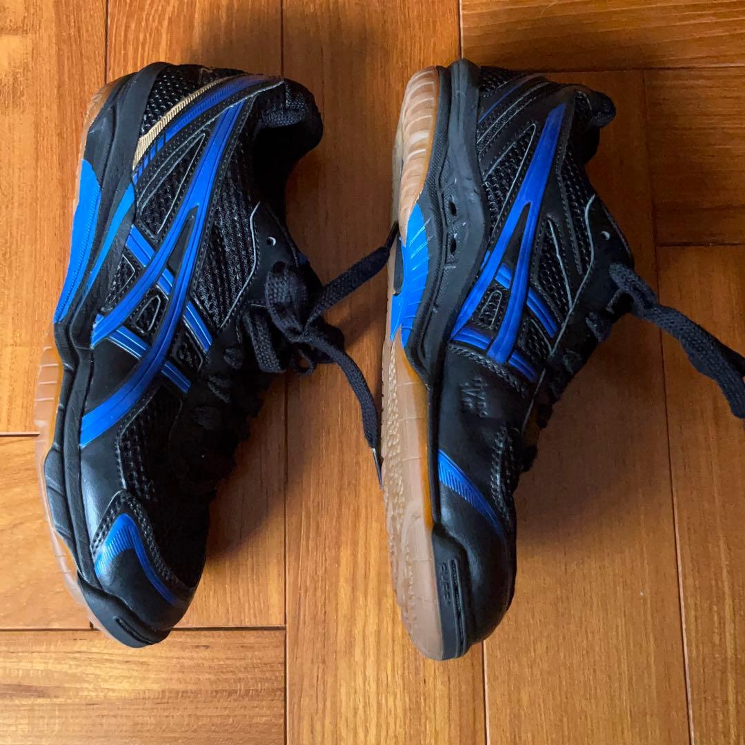 asics ローテジャパンライト ブラック×ロイヤルブルー 23.5cm
