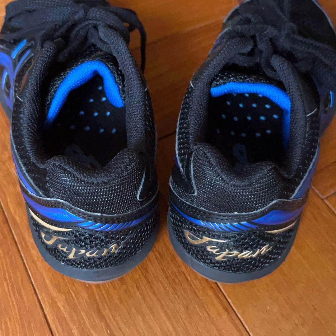 asics ローテジャパンライト ブラック×ロイヤルブルー 23.5cm