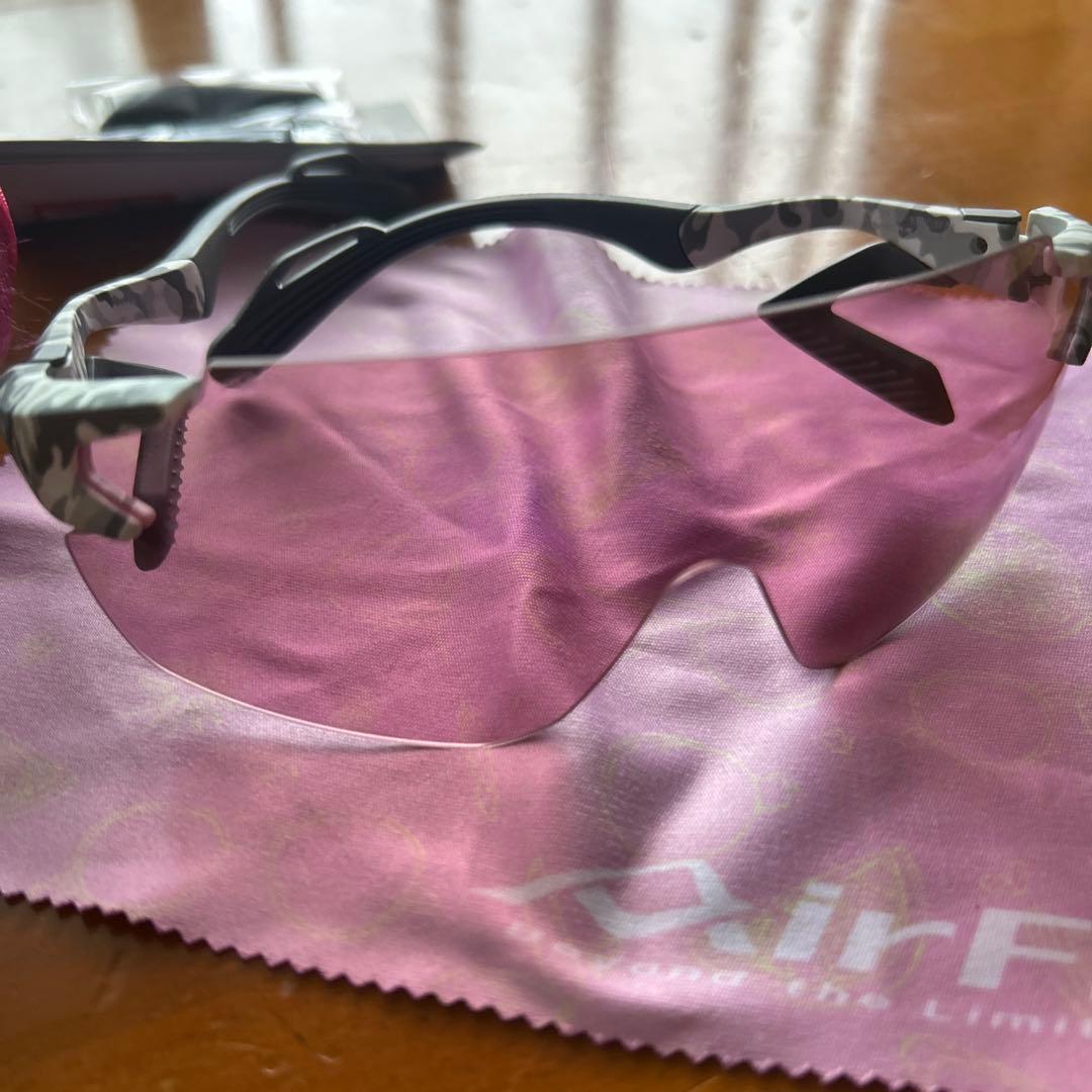 airFly サングラス　ピンク　オシャレスポーツ　サングラス